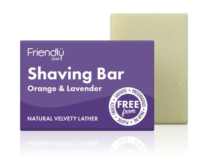 Shaving Bar - Orange & Lavender (Friendly)