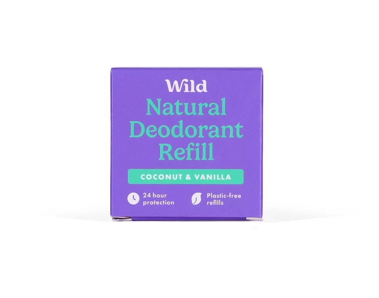 Natural Deodorant Refill - Coconut & Vanilla - Wild