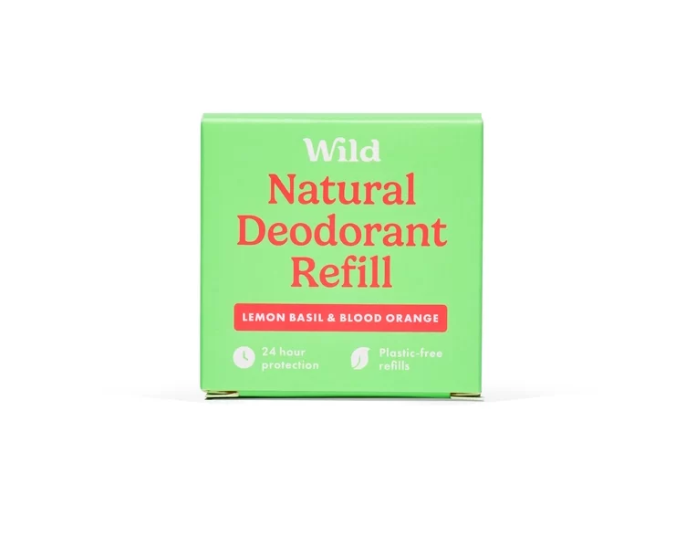 Natural Deodorant Refill - Lemon, Basil & Blood Orange - Wild